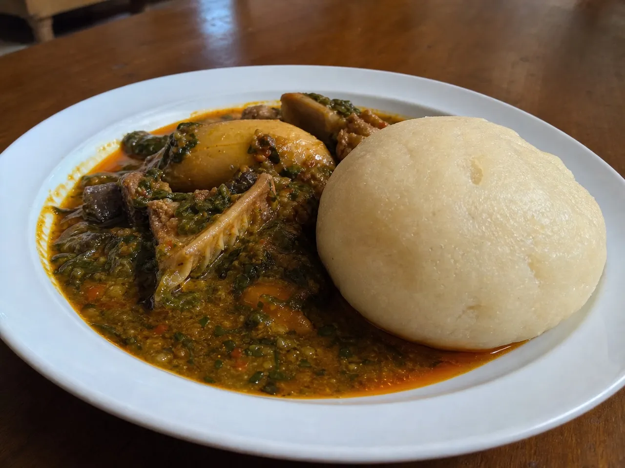 Eba — served