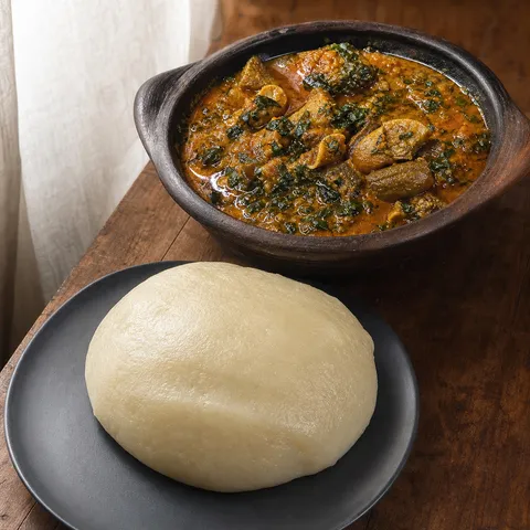 Eba — West African recipe