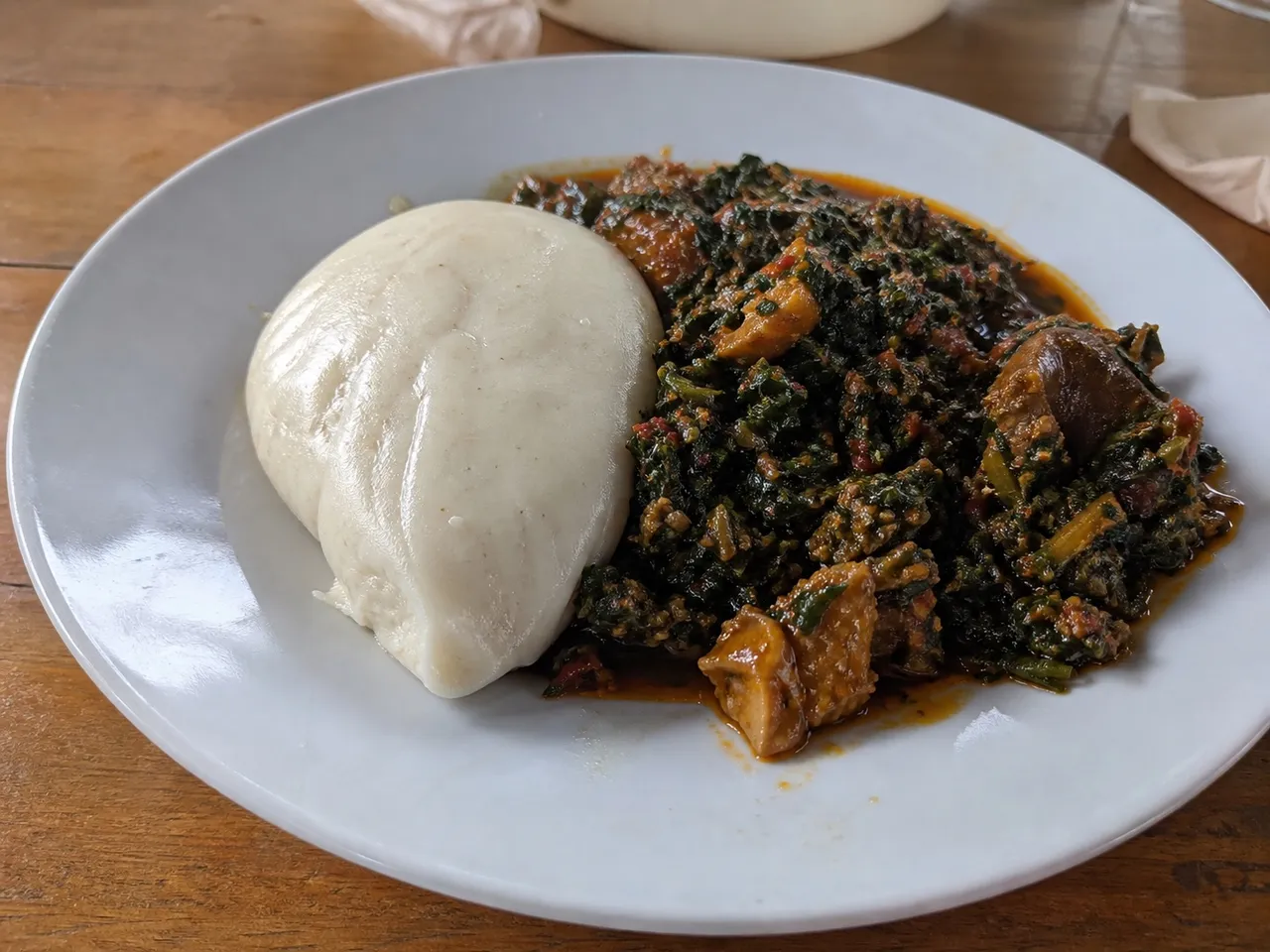 Efo Riro — served