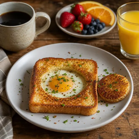 Egg-in-a-Hole — Breakfast recipe