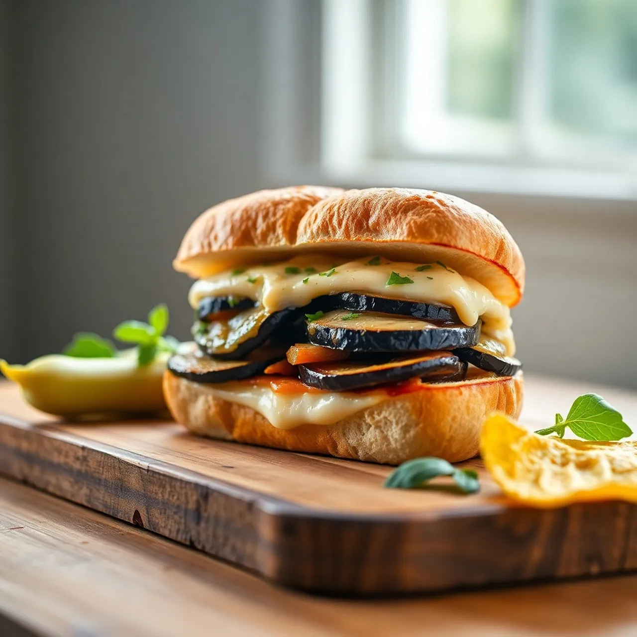Eggplant Parmesan Sandwich — Sandwiches recipe
