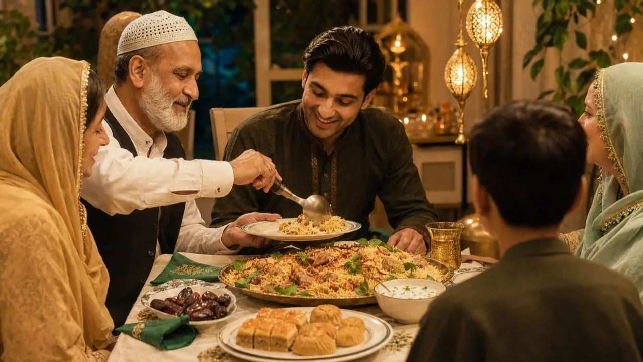 A spread of eid dishes