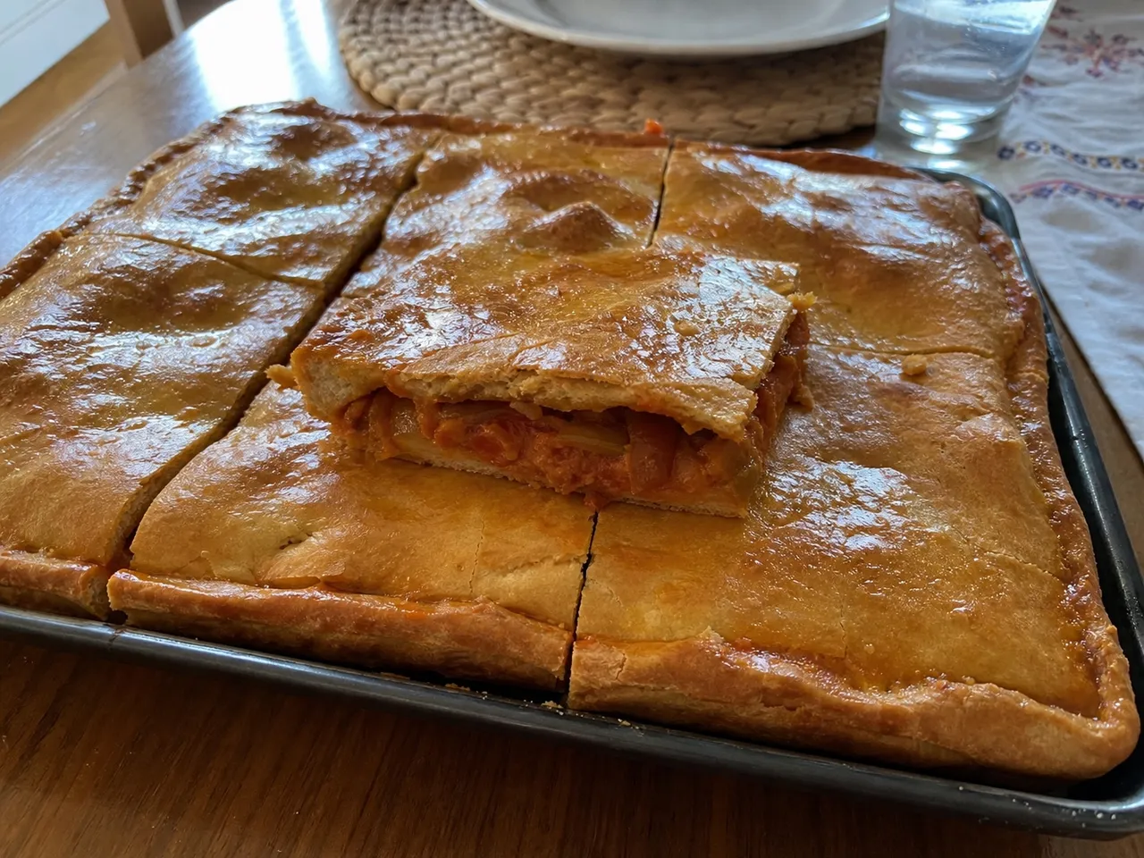 Empanada Gallega — served