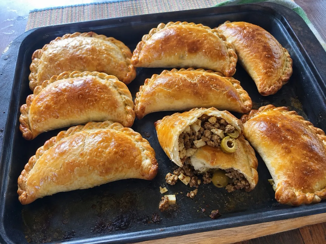 Empanadas — served