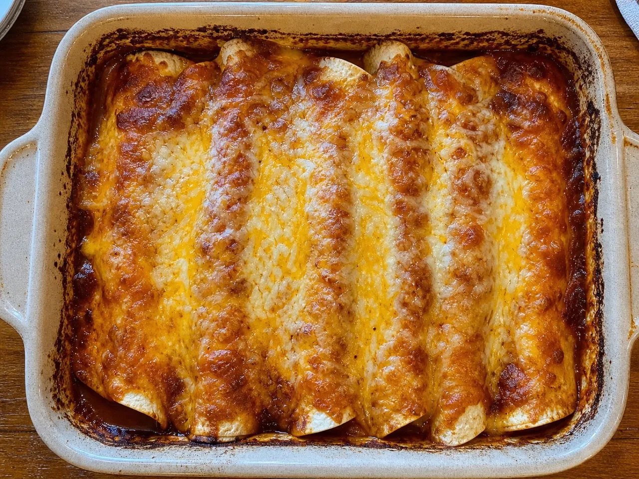 Enchiladas (Tex-Mex) — served