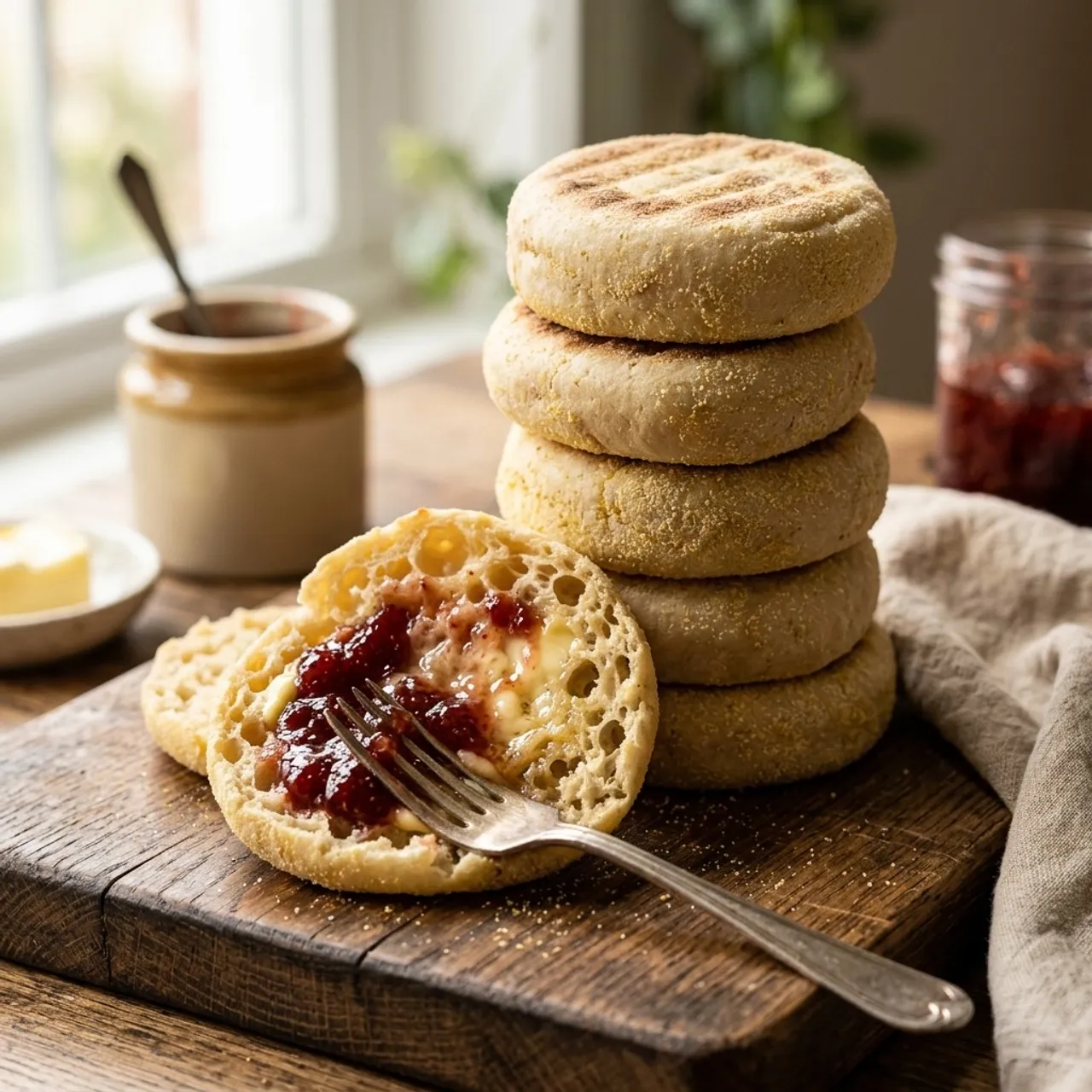 English Muffins — Bakery recipe