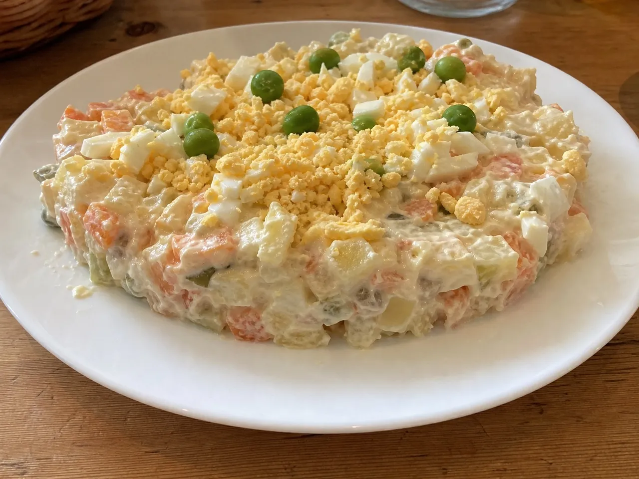 Ensaladilla Rusa — served