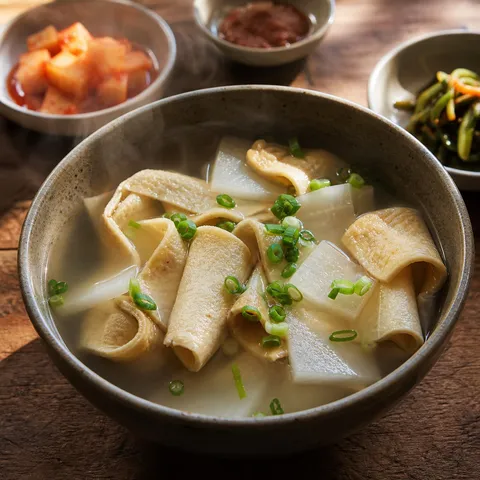 Eomuk Guk (Fish Cake Soup) — Korean recipe