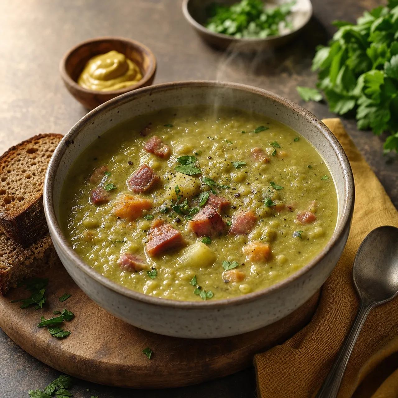 Erbsensuppe (German Split Pea Soup with Ham) — German recipe
