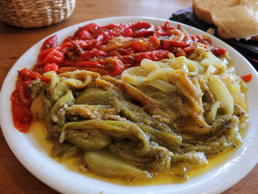 Escalivada — plated and served