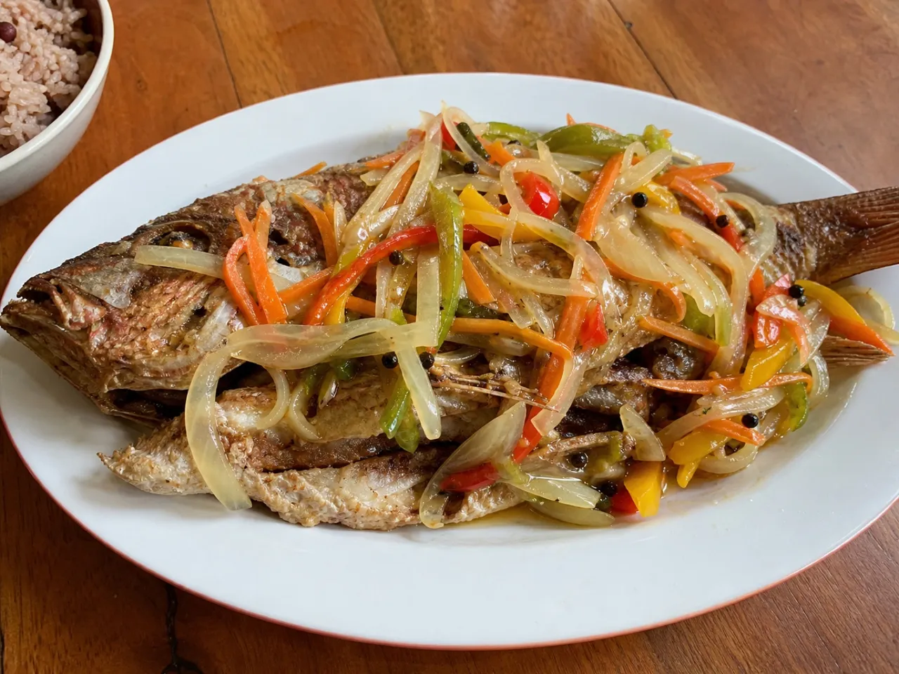 Escovitch Fish — served
