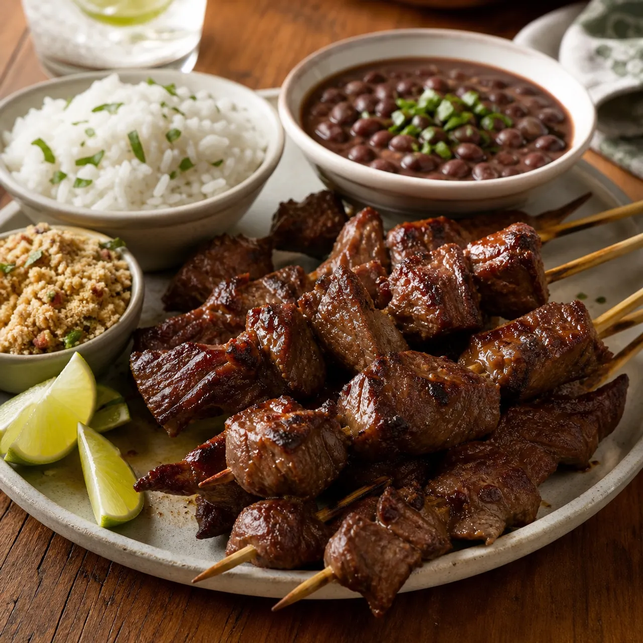 Espetinho de Carne (Brazilian Beef Skewers) — Brazilian recipe