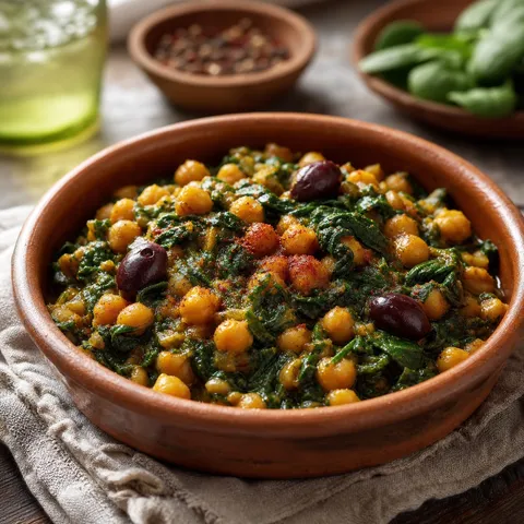 Espinacas con Garbanzos — Spanish recipe