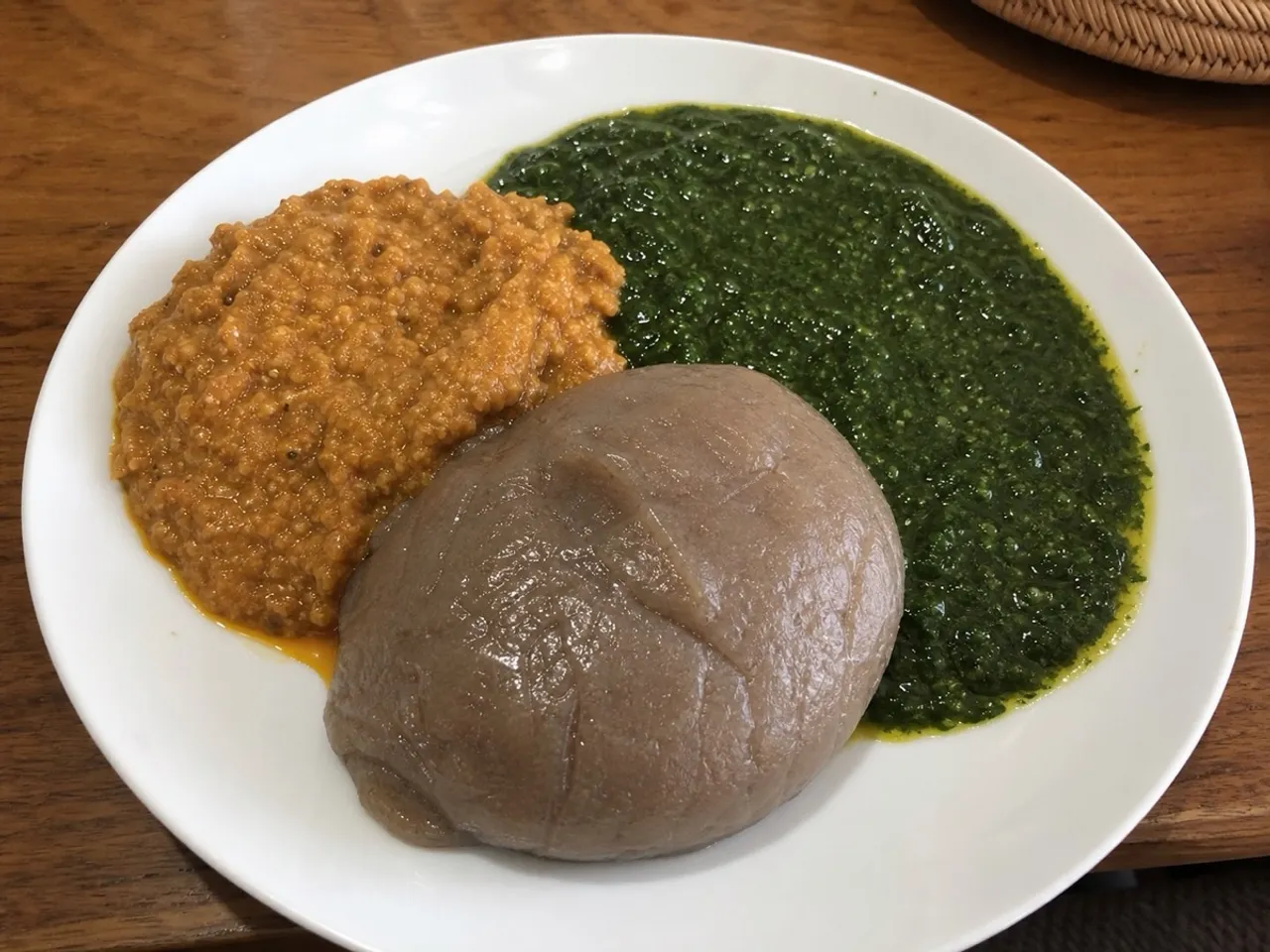 Ewedu — served