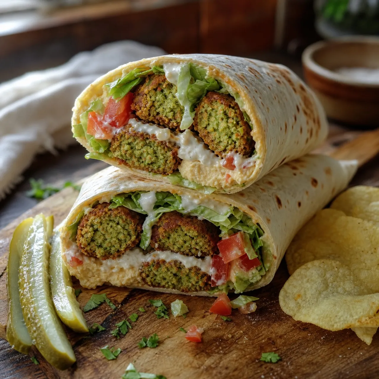 Falafel Wrap — Sandwiches recipe