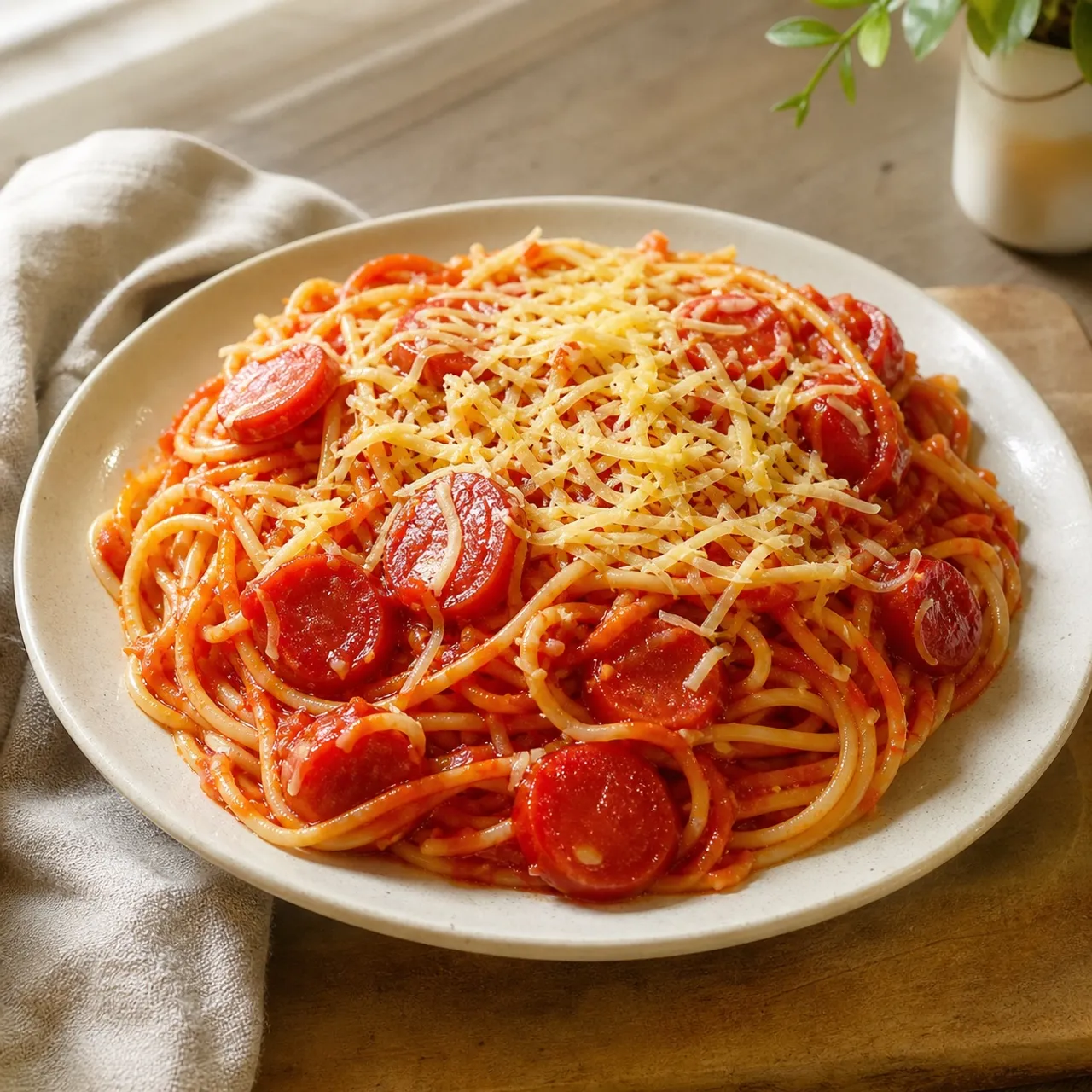 Filipino Spaghetti — Filipino recipe