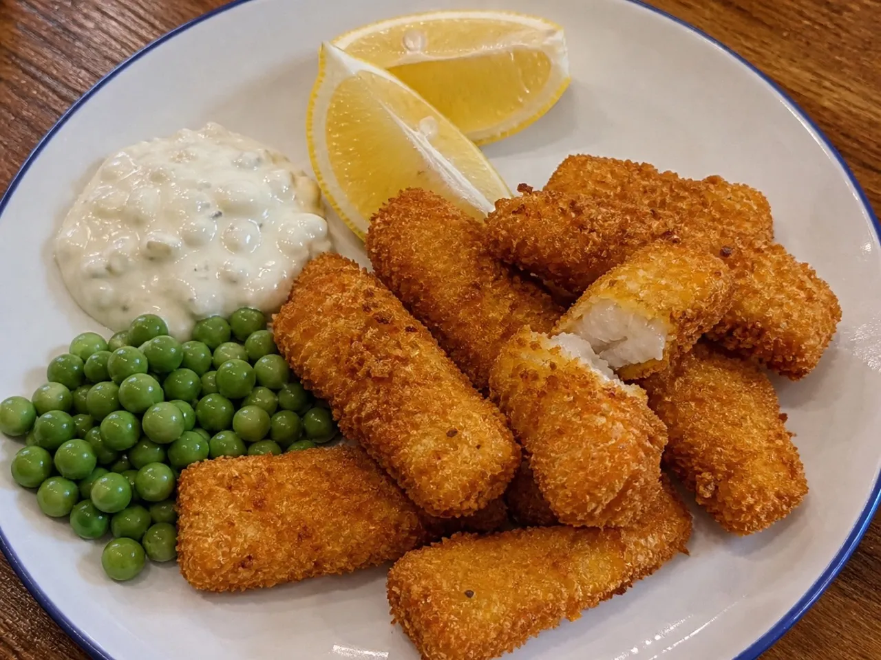 Fish Sticks — served