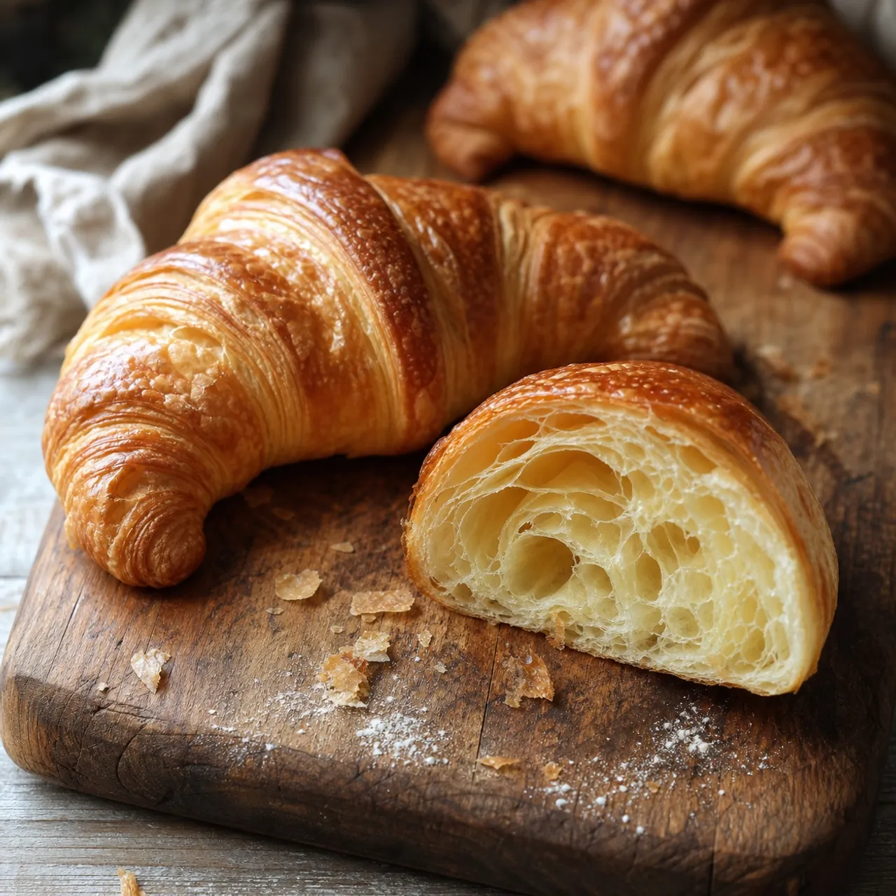 Flaky Butter Croissants — Breads recipe