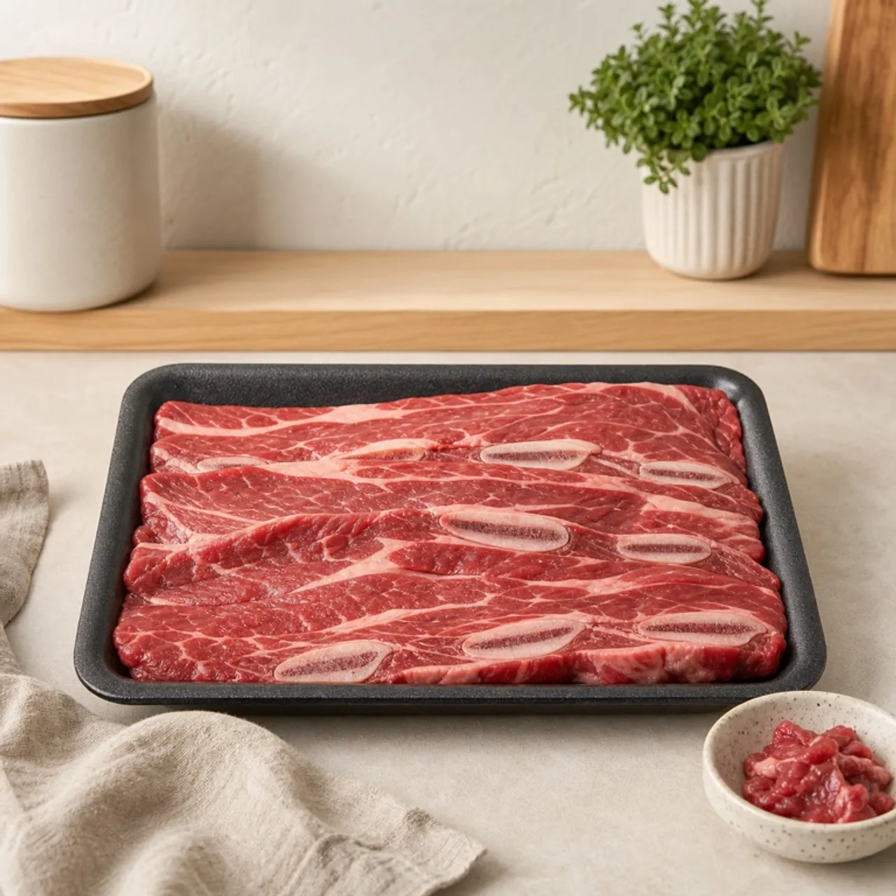 Flanken Cut Beef Short Ribs — Food Lens
