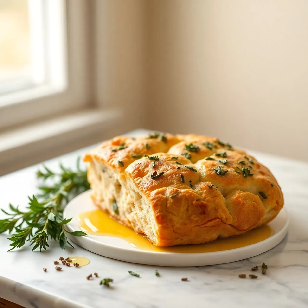 Focaccia Bread — Mediterranean recipe