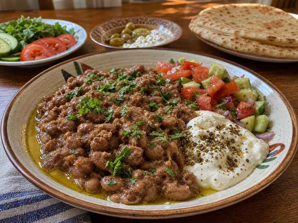 Foul Mudammas — plated and served