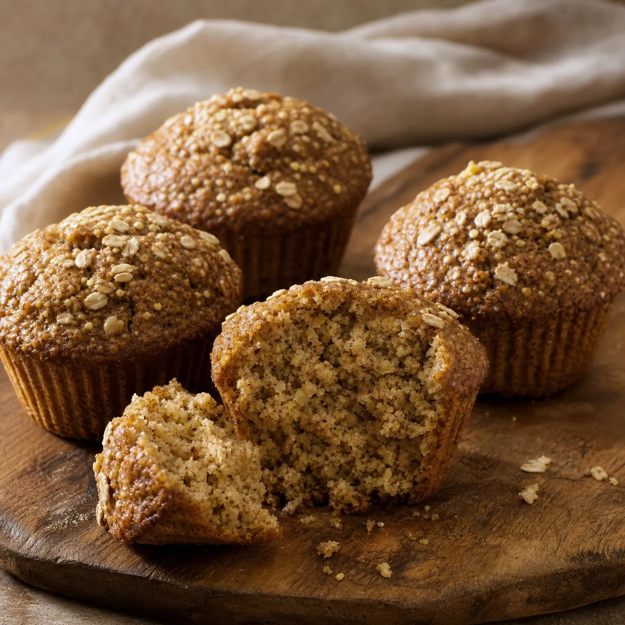 Four Grain Muffins — Breads recipe