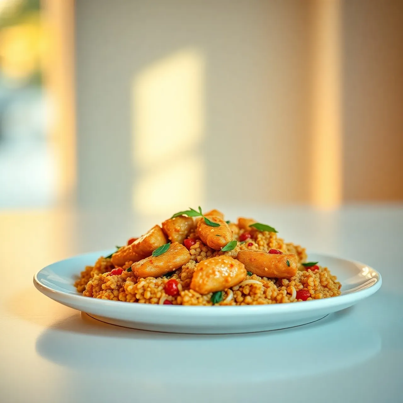 Freekeh with Chicken — Middle Eastern recipe