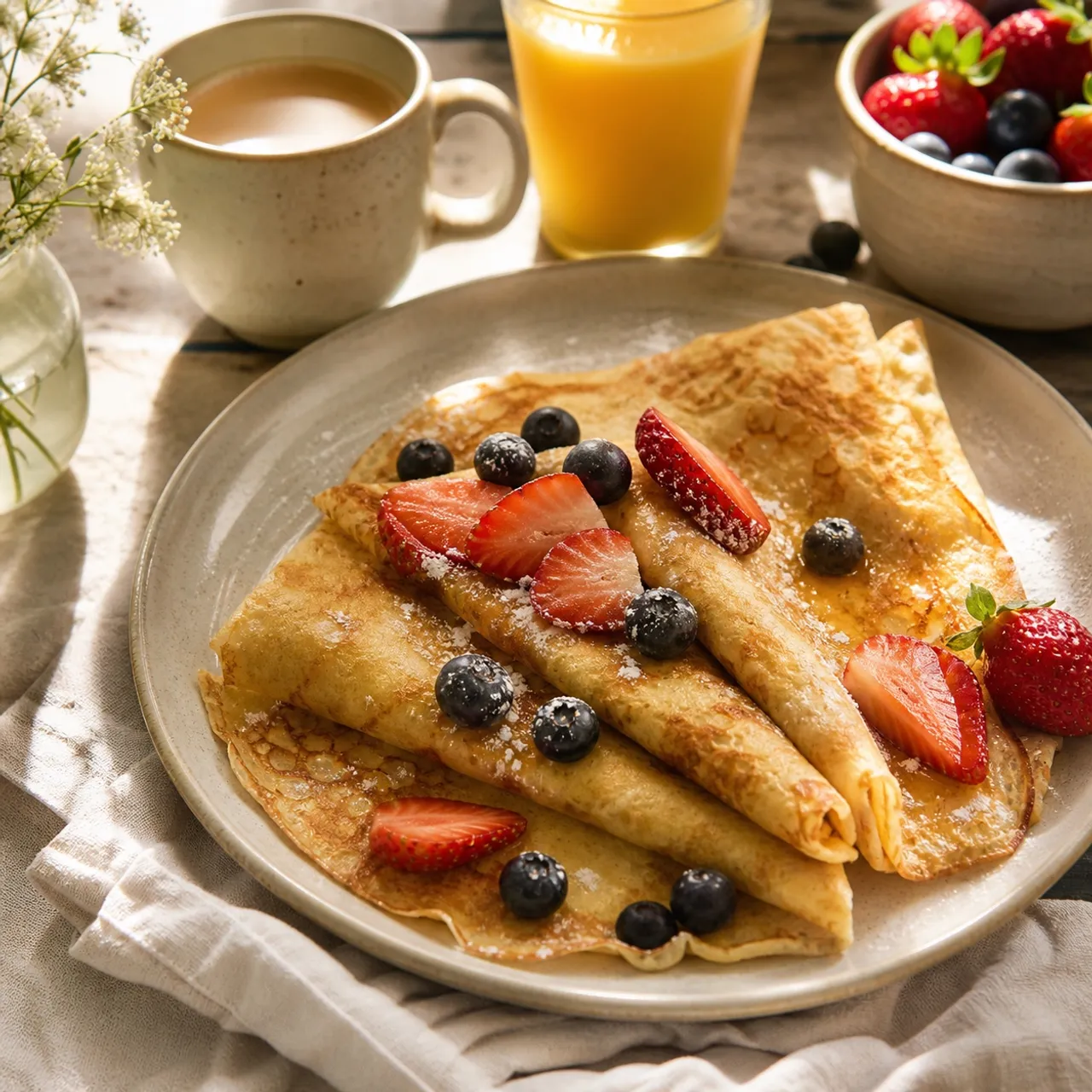 French Crepes — Breakfast recipe