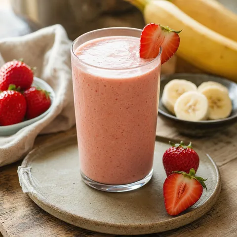 Fresh Strawberry Smoothie — Beverages recipe