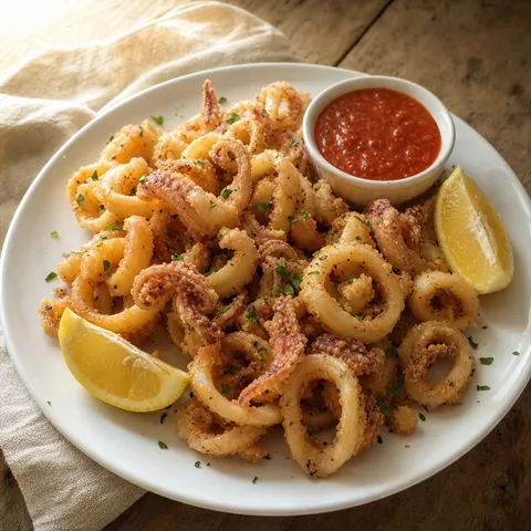 Fried Calamari — North American recipe