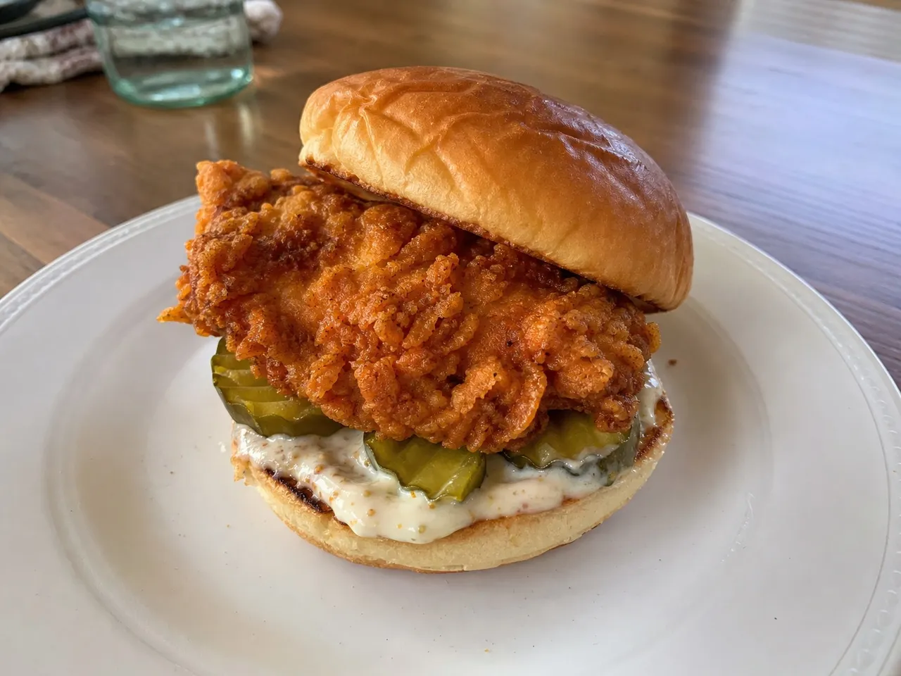 Fried Chicken Sandwich — served