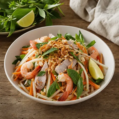 Gỏi Ngó Sen (Lotus Stem Salad) — Vietnamese recipe