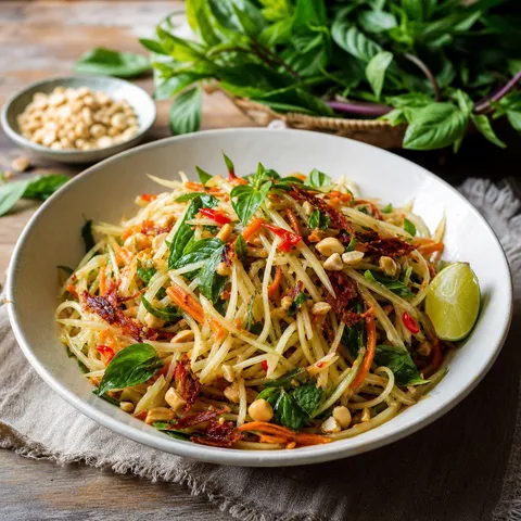 Gỏi Đu Đủ (Papaya Salad) — Vietnamese recipe
