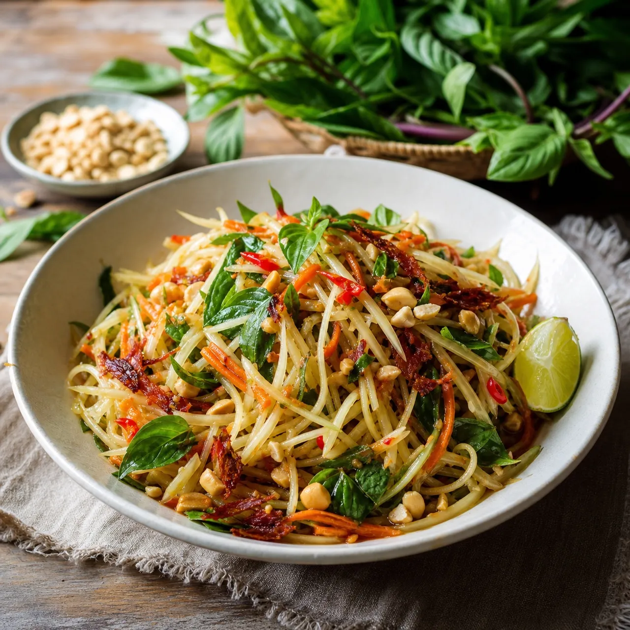 Gỏi Đu Đủ (Papaya Salad) — Vietnamese recipe