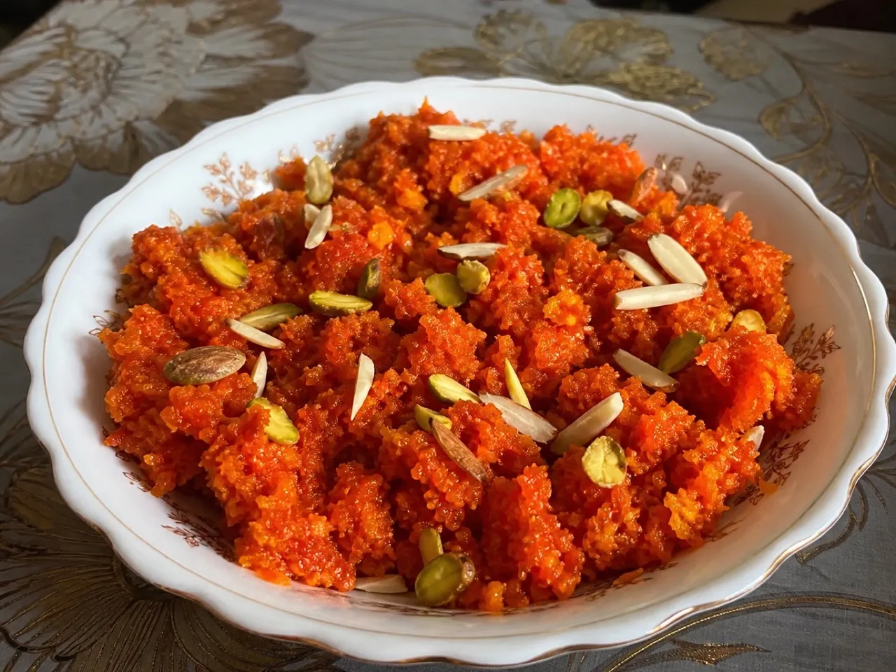 Gajar Ka Halwa — served