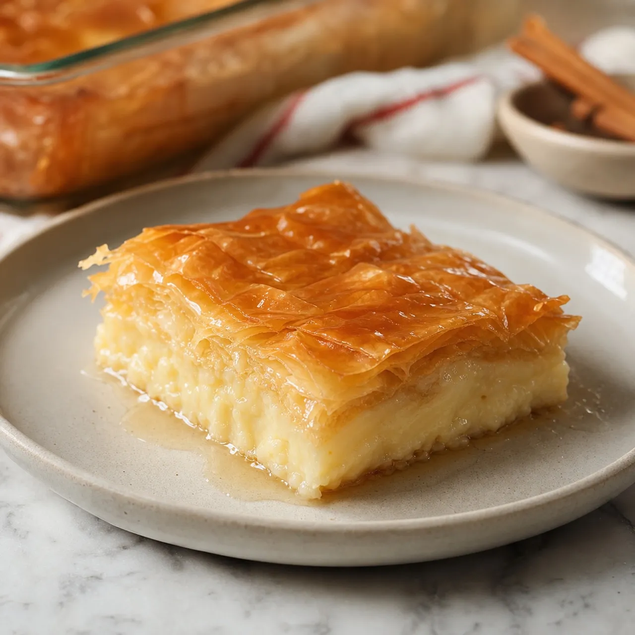 Galaktoboureko — Mediterranean recipe