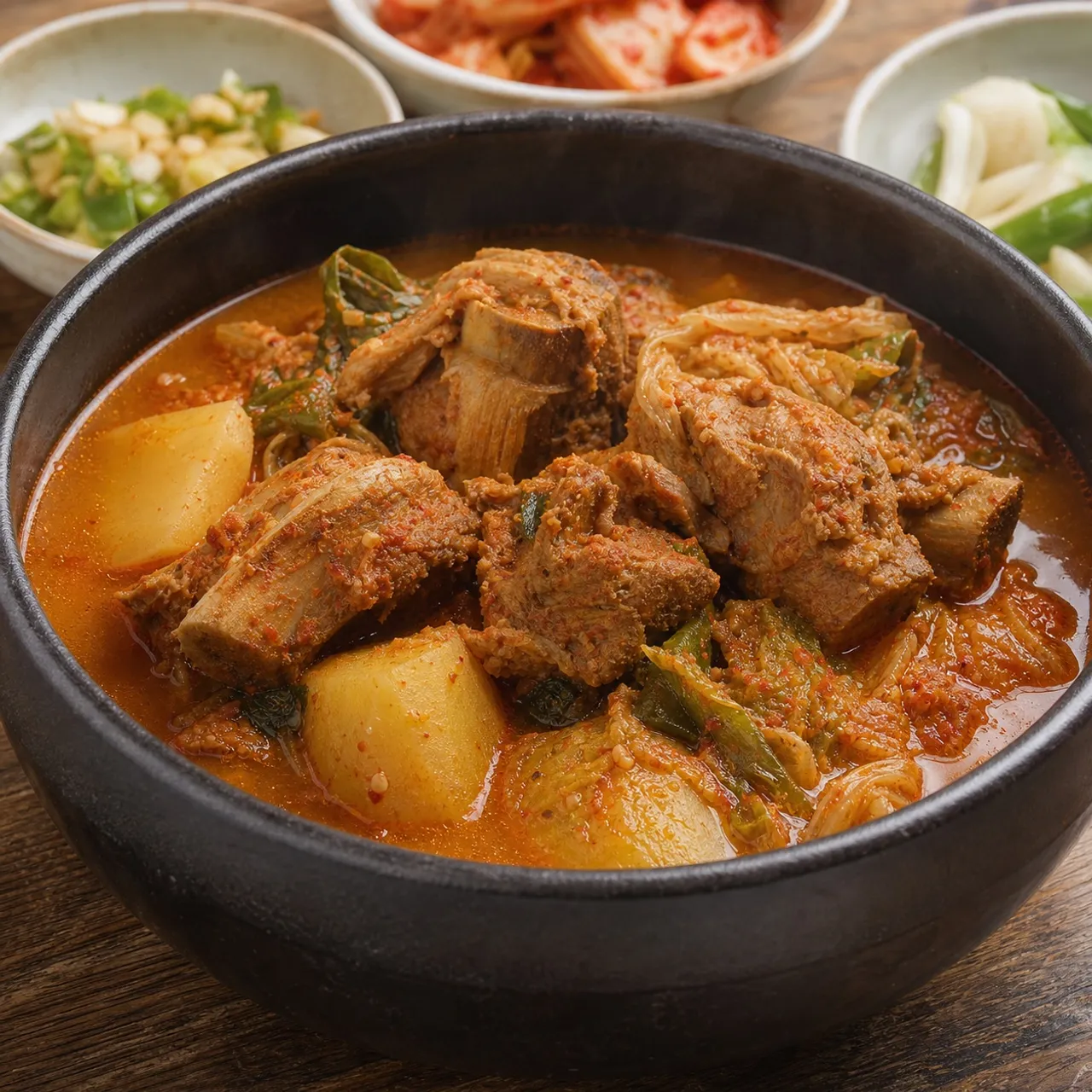 Gamjatang (Pork Bone Stew) — Korean recipe