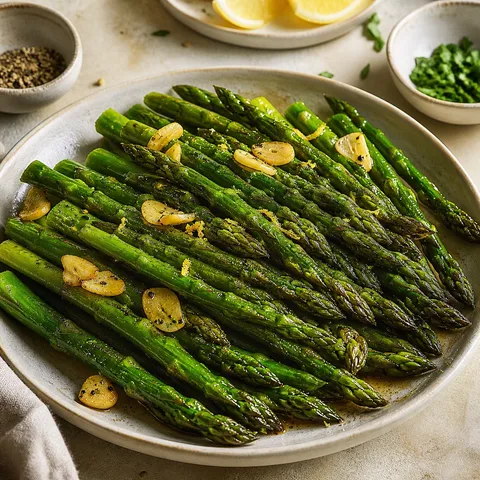 Garlic Butter Sauteed Asparagus — Vegetables & Sides recipe