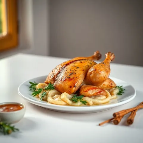 Garlic Herb Roast Chicken