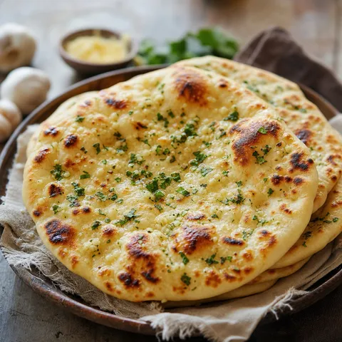 Garlic Naan — Indian recipe