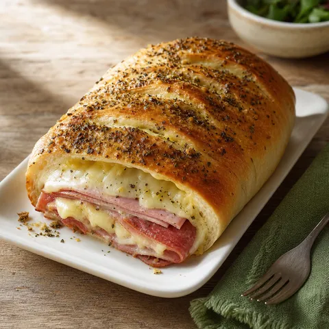 Giant Baked Hero — Lunch & Snacks recipe