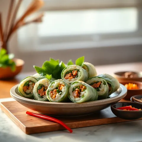 Gimbap (Korean Seaweed Rice Rolls)