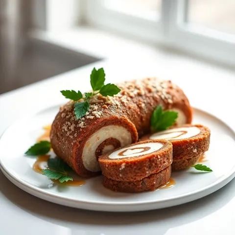 Gingerbread Yule Log