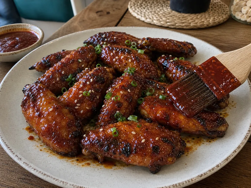 Gochujang Glaze — plated and served