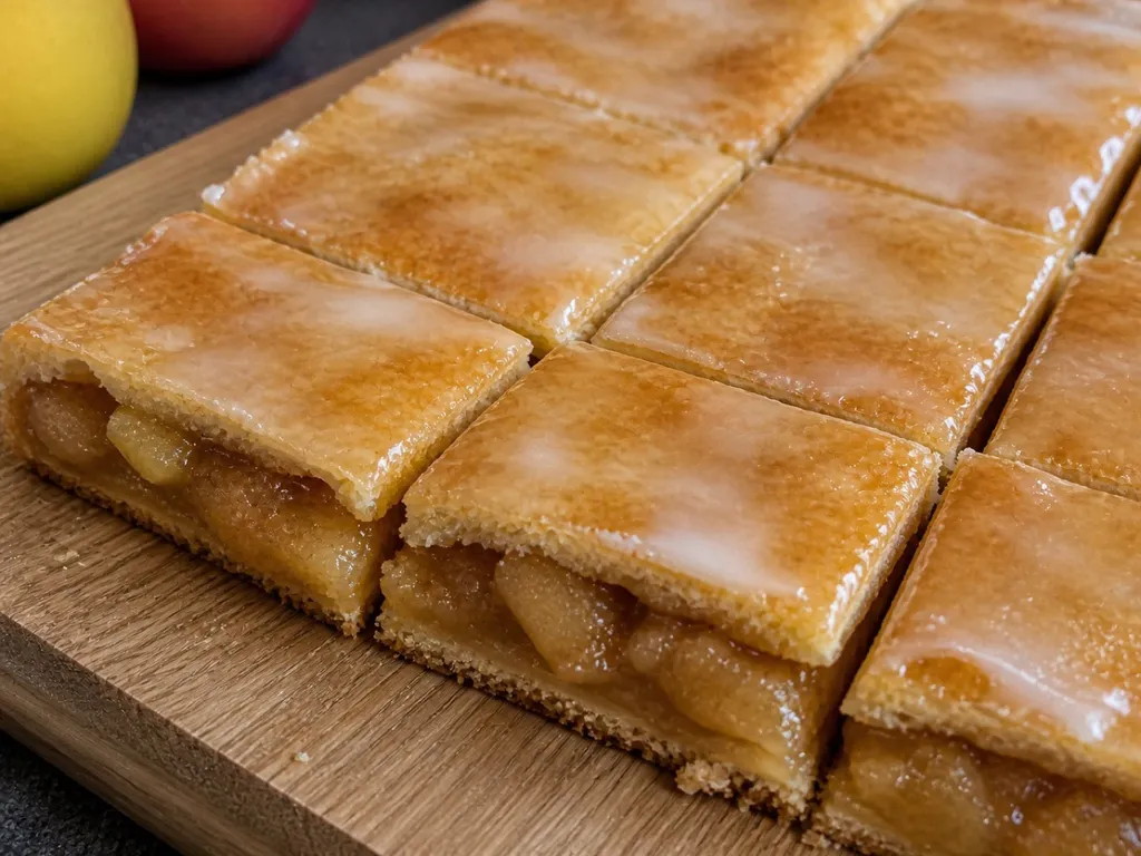 Golden Apple Bars — plated and served