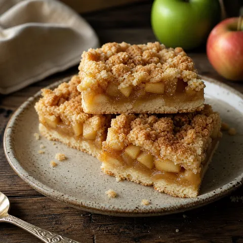 Golden Apple Bars — Desserts recipe