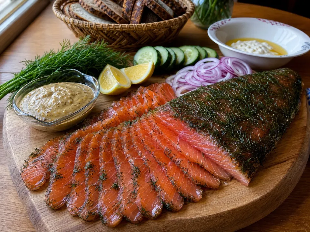 Graavilohi — plated and served