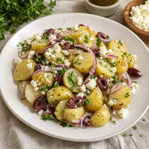 Greek Lemon Potato Salad — Greek recipe