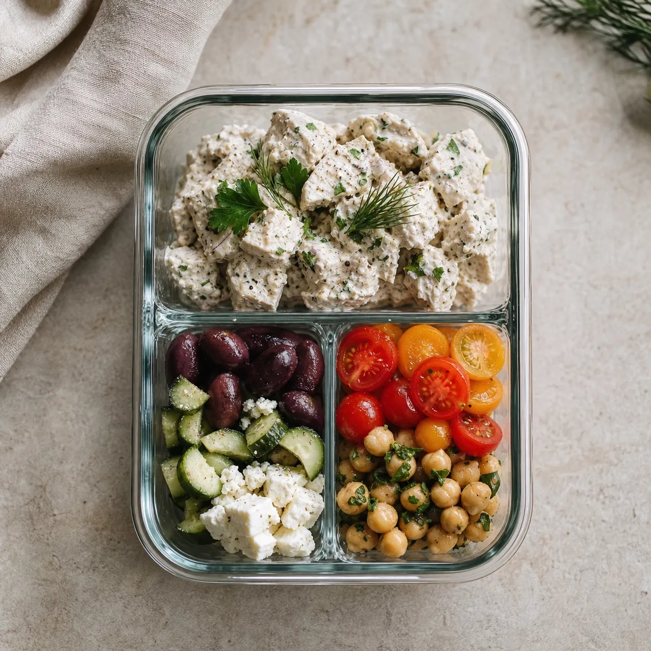 Greek Yogurt Chicken Salad — Meal Prep recipe