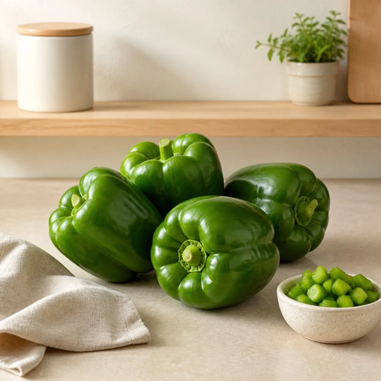 Green Bell Peppers — Food Lens